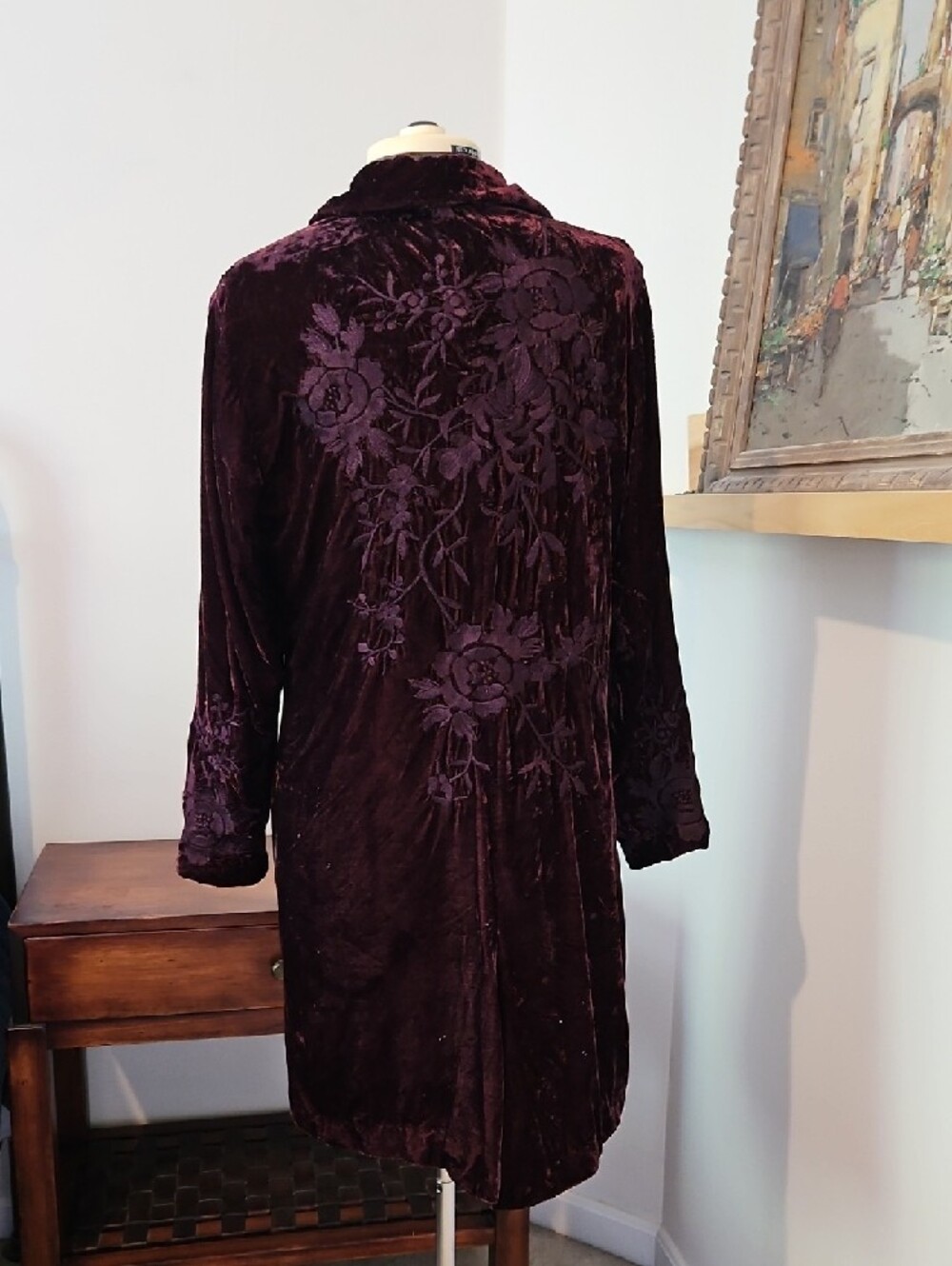 Coldwater Creek Velvet Jacket in Plum - Picture 4 of 6